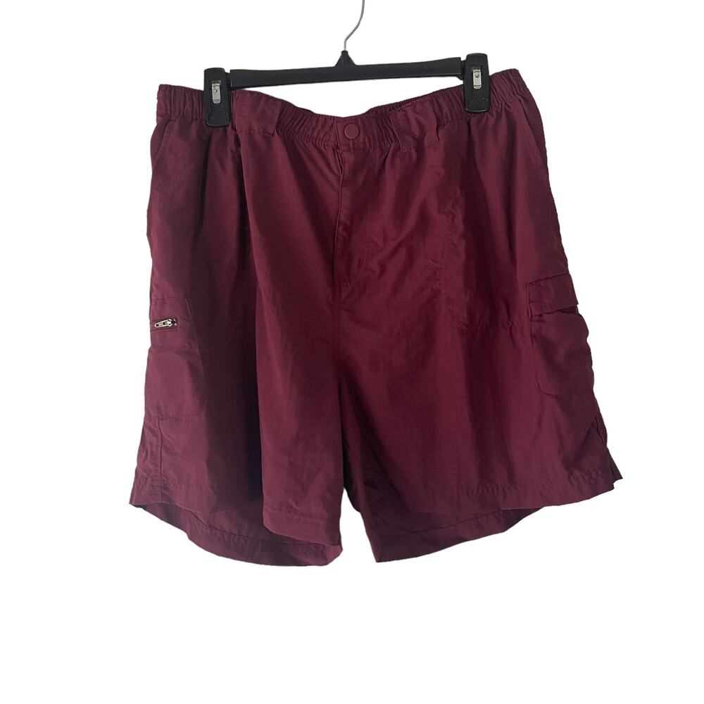 Columbia Men's Size 1X Red Outdoor Shorts